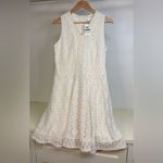 Charter Club NWT  Women's Lace Fit & Flare Dress - Ivory - Size PL Photo 1