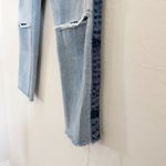 Lucky Brand  The High Rise Tomboy Distressed Side Stripe Light Wash Jeans Sz 2/26 Photo 5