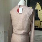Saks 5th Avenue NWT  Blush Shimmer Wrap Dress $350 M Photo 10