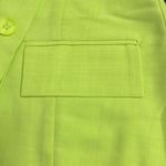 We Wore What Womens Small Blazer Suit Mini Skirt Sharp Green Pockets Stretch NWT Photo 4