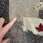 Northern Reflections Vintage  Zip Up Sweater Women’s Size Small Fall Leaves Photo 5