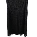 Vintage A Fortiori Burnout Dress Women’s Large Black Red Glitters Whimsical Photo 4