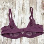 La Perla Miss Studio  Plum Lace Unlined Plunge Bra Photo 2