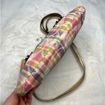 Coach M1169-19610 Poppy Madras Pastel Multi color Plaid Crossbody Bag Photo 2