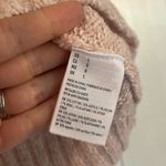 American Eagle  pink cropped mock neck knit sweater Photo 3