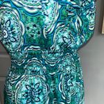 Faded Glory Blue and White Floral Boho‎ Maxi Dress Colorful Babydoll Whimsical Wedding Photo 5