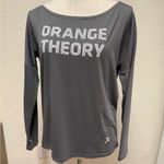 ORANGE THEORY Women's Charcoal Long Sleeve Tee Size XS Photo 1