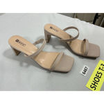 Womans NWOT Idifu Strappy Slipon Slide Sandals 9.5 Pink Block Heel Open Toe Photo 1