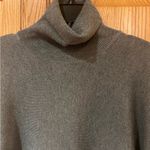 ZARA Charcoal Gray Knit Dolman Sleeve Turtle Neck Sweater Size Small Photo 2