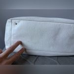 Kate Spade VTG Elegant Leather Shoulder Bag Handbag Patterned Tassel Cream Beige Photo 7