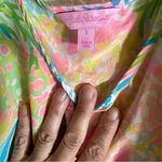Lilly Pulitzer ‎ Cosmos 100% Silk Tank Top Multi Coral Print Size Small Photo 4