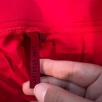 Red Pencil Stretchy Pull On Ruffle Skirt Love Scarlet Size L Red Size L Photo 4