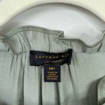 Anthropologie  Current Air Cape May Midi Dress Sage Green Size Medium Petite MP Photo 5