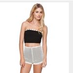 PacSun LA Hearts for  Black Daisy Trim Tube Top Photo 6