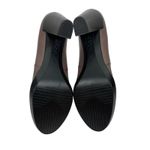 Ecco Shape 55 Plateau Stack Ankle Boots Leather Dark Brown Size 41 Photo 9