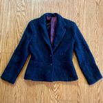Saint Tropez West Carole Little Saint-Tropez West Vintage Blue Wool Blazer Womens Small Photo 1