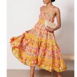 Farm Rio 💕💕 Mixed Fruits Paradise Midi Dress ~ Large L NWT Photo 3