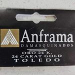 Vintage Gold Anframa Toledo Spain Brooche Photo 2