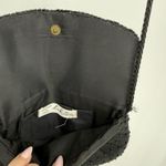 La Regale Vintage Black Beaded Satin Crossbody Small Bag Clutch Evening Formal Photo 9