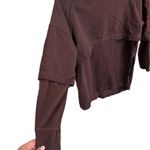 Ivy Park Hybrid Double Layer Sweatshirt Dress in Maroon Size XXS Photo 4