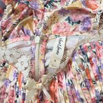 For Love & Lemons Gardenia Corset Satin Floral Ruched Mini Dress size Small Pink Photo 2