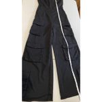 Forever 21  Jumpsuit Womens Small Wide Leg Cargo Goth Grunge Whimsigoth Vamp Photo 7