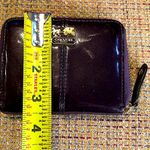 Coach Vintage  Purple Patent Leather Compact Zip Around Wallet RARE Photo 5