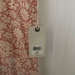 Lucky Brand Boho Floral Pink Cream Short Sleeve Top Size Small Photo 4