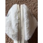 Shiraleah  White Faux Fur MRS. Wifey Honeymoon Wedding Bridal Slippers L/XL 9-11 Photo 7