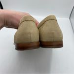 J.Crew factory light khaki tan Sueded bow loafers size 8.5 Photo 5