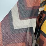 Missoni x Target Multicolor Chevron Earthy Sheer‎ Long Sleeve V Neck Top Sz S Brown Photo 7