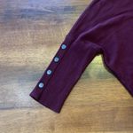 Alfani  Turtleneck Poncho Sweater XL Burgundy Warm Photo 1