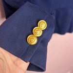 Ralph Lauren VTG Women's Blue Cotton Sport Coat. Size 10 Photo 7