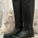 Blondo Aqua Protect Black Leather Tall Riding Boots Women's Size 7.5 M Photo 0