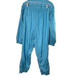 Puma Vintage Swish Blue Lined Windsuit Jacket & Pants Women's Large Photo 10