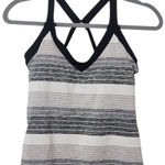  Black and Gray Stripe Athletic Tank Top Size Small Nike Striped Tank Photo 0