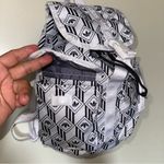 Adidas Black and White Geometric mini Backpack Photo 3