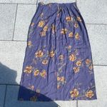 Sag Harbor 90s Purple Floral Skirt Photo 2