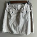 American Eagle Vintage khaki A-Line Skirt with Button Pockets size 2 Photo 4