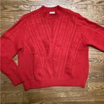 LuLaRoe  Andrea knit sweater. Red. Size Large Photo 7