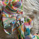 NEVER FULLY DRESSED Plisse Set In Pastel Groove Pink Size 8 Photo 4