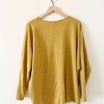 Before You Dolman Sleeve Vneck Lightweight Sweater in Mustard Size L Yellow Size L Photo 2