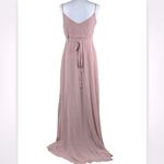 Birdy Grey  NWT Cindy Chiffon Dusty Rose Gown Dress Small Photo 8