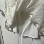 Abercrombie & Fitch NWT  Emerson Linen Blend off the shoulder white mini dress MP Photo 4