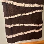 PINK - Victoria's Secret Y2k 90s Paris Hilton brown PINK striped bling bedazzled tee shirt small Photo 1