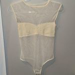 Free People  Cream Bodysuit Photo 0