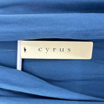 Cyrus NWT  size small blue open front cardigan mid length‎ sleeves Photo 3
