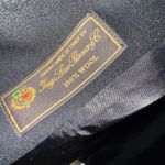 Fleurette Loro Piana Italian Wool Black Fox Fur Trim Collar Coat Size 10 Photo 11