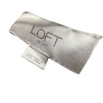 Loft  Light Green‎ Flowy Short Sleeve Tie Neck Blouse Photo 2