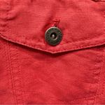 Rafaella 3 Piece Set Coral Linen Cotton Blend Pants & Jacket with Striped Top by Photo 10